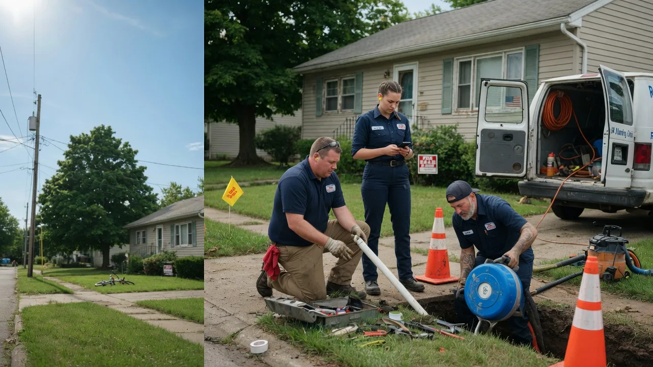 Sewer Line Repair in Van Buren, IN near me